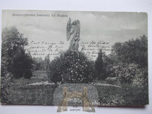 Breslau, Breslau, Karłowice, Ursuline convent, angel figure, ca. 1910