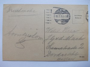 Wrocław, Breslau, Wita Stwosza Street, 1925