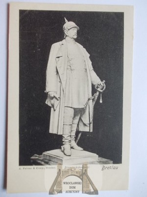 Breslau, Breslau, Bismarck monument, design, circa 1900.