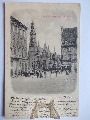 Breslau, Breslau, city hall from Solny Square, 1900