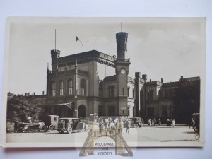 Breslau, Breslau, train station, cabs, Hans Semm ed,