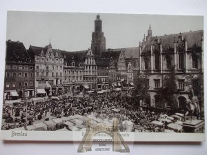 Breslau, Breslau, Market Square marketplace, ca. 1906