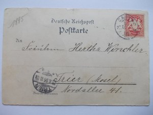 Kąty Wrocławskie, Canth, vorlaufer, ca. 1892 (mailed 1895)