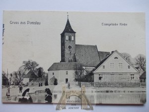 Domaslaw near Kobierzyce, Wrocław, church, 1910