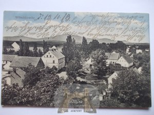 Wilczkowice near Jordanów Śląski, panorama, ca. 1914
