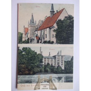 Sobótka Górka, browar, pałac, 1913