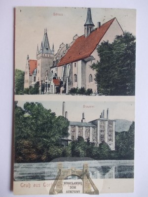 Sobótka Górka, brewery, palace, 1913