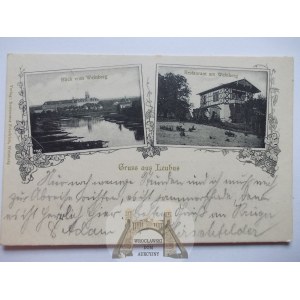 Lubiąż, Leubus, klasztor i restauracja, 1904