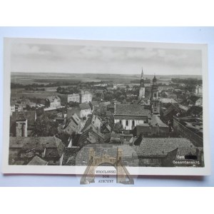 Oleśnica, Oels, panorama, ok. 1935
