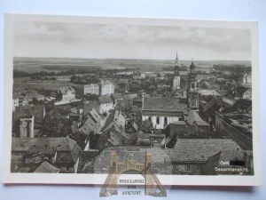 Olesnica, Oels, panorama, ca. 1935