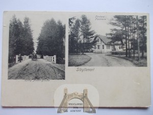 Szczodre, Sybillenort, bridge and pheasantry, 1904