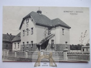 Bierutów, Bernstadt, hospital, 1916