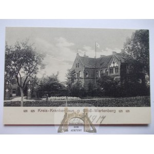 Syców, Gross Wartenberg, szpital, ok. 1910