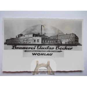Wołów, Wohlau, browar Gustav Becker, ok. 1940