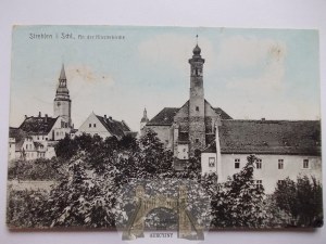 Strzelin, Strehlen, panorama, 1917