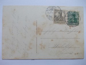 Strzelin, Strehlen, panorama, 1917