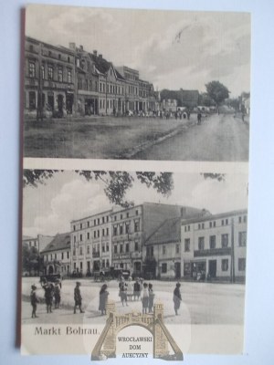Borek Strzeliński near Strzelin, Market Square, 1915