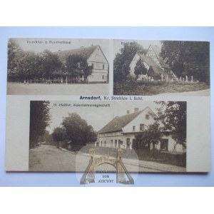 Karnków k. Strzelin, dom urzędników, sklep, 1928
