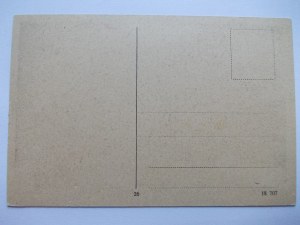 Mountain, Guhrau, cross, mini-card, ca. 1920