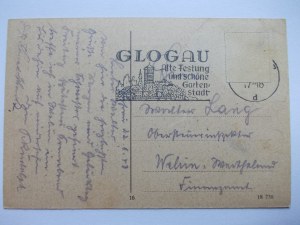 Mountain, Guhrau, Market, mini-card, circa 1920 (mailed 1943).