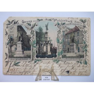 Wałbrzych, Waldenburg, 3 pomniki, 1902
