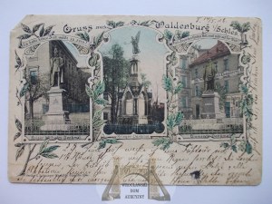 Waldenburg, Waldenburg, 3 monuments, 1902