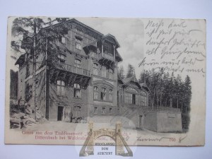 Waldenburg, Waldenburg, Podgórze, Etabllissement Kaiser Friedrichshoh, 1908
