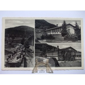 Wałbrzych, Waldenburg, Biały Kamień, ośrodek wypoczynkowy, 1937