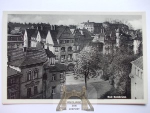 Szczawno Zdroj, Bad Salzbrunn, buildings, circa 1940.