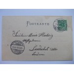 Książ, Furstenstein, Świebodzice, Przełom Pełcznicy, widok na zamek, 1899