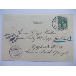 Stary Julianów k. Wałbrzych, piękny gruss, 1903