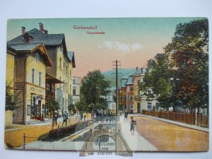 Sokolowsko, Gorbersdorf, street, 1927