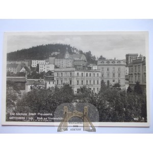 Boguszów Gorce, Gottesberg, panorama, ok. 1940