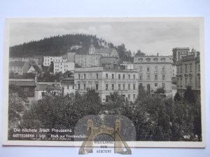 Boguszów Gorce, Gottesberg, panorama, ca. 1940.