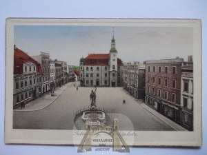Boguszów Gorce, Gottesberg, Market Square, circa 1920.