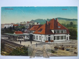 Boguszów Gorce, Kuźnice Świdnickie, train station, ca. 1924