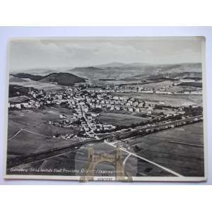 Boguszów Gorce, Gottesberg, panorama lotnicza, ok. 1940