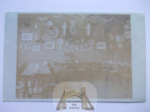 Głuszyca, Wustegiersdorf, interior of hall, 1910