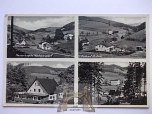 Głuszyca, Wustegiersdorf, Ustronie, Freudenburg, 4 views, ca. 1940.
