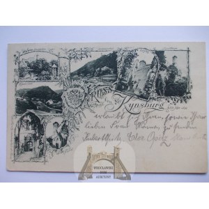 Zagorze Śląskie, Zamek Grodno, gruss, 1898