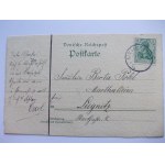 Świdnica, Schweidnitz, weduta, rycerz, 1909
