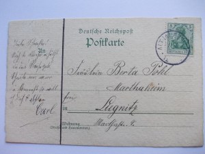 Swidnica, Schweidnitz, veduta, knight, 1909