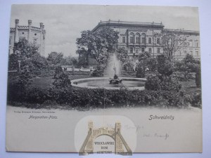 Swidnica, Schweidnitz, St. Margaret's Square, two-part, 1902