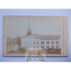 Świdnica, Schweidnitz, zdjęcie CDV, atelier Liebnan, ok. 1870