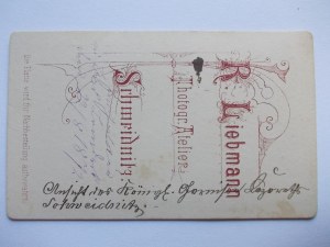 Swidnica, Schweidnitz, CDV photo, atelier Liebnan, ca. 1870