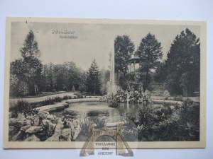 Swidnica, Schweidnitz, fountain, 1916