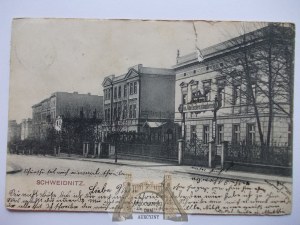 Swidnica, Schweidnitz, Swiebodzka Street, 1906