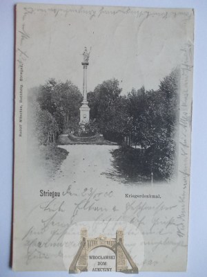 Strzegom, Striegau, war memorial, 1900