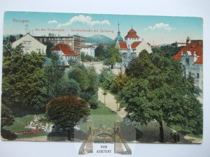 Strzegom, Striegau, Promenade, 1924