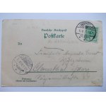 Bielawa, Langenbielau, litografia, 1898